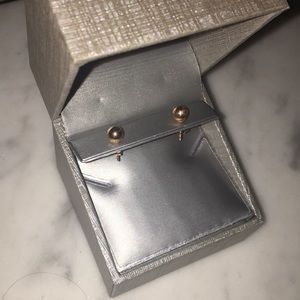 w/ box ZALES Rose Gold Stud Earrings